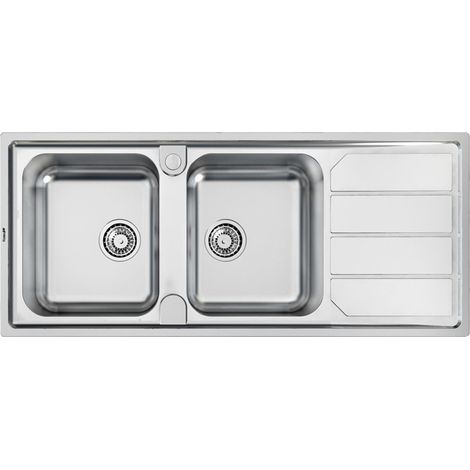 Foster 5812 060 fregadero Lavabo sobre-encimera Rectangular Acero inoxidable (1/2)