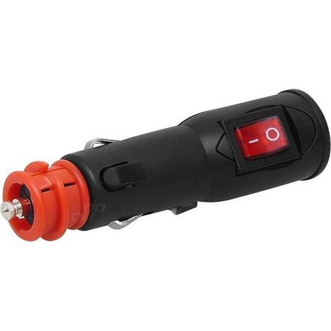 Prise allume-cigare avec interrupteur européen DIN 12V 24V amio-02051 (1/2)