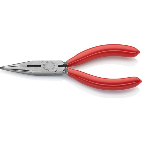 KNIPEX Pinza per meccanica, con becchi mezzotondi con tronchese, pinza per radiotecnici, 140 mm, 25 01 140 (1/4)