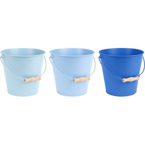 Seau de jardin - L 22,1 x l 24,4 x H 20,5 cm - Bleu aléatoire - Livraison gratuite (1/5)