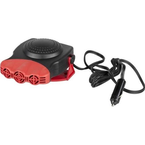 Chauffage et ventilateur - Ceramique - 12V - 150W - Universel - Noir (1/3)
