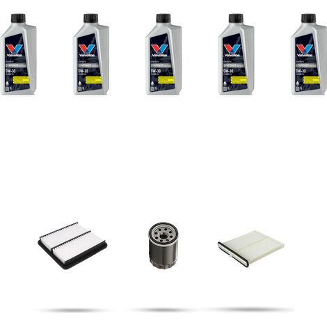 Kit tagliando 3 FILTRI e 5L OLIO compatibile con Mazda 6 (GJ) 2.0 Skyactiv-G 107kw dal 2013 (1/5)