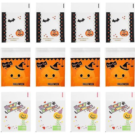 1 Set selbstklebende Verpackungsbeutel für Halloween-Dekorationen (1/3)