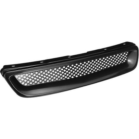 ABS-Kühlergrill für die Motorhaube, schwarz, passend für EK, DX, EX-