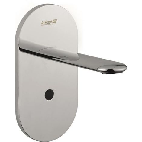 Rubinetto per lavabo elettronico da incasso con bocca di erogazione alimentatore 230V - Idral 700.A8/1R (1/5)