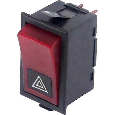 Bouton de commande des feux de détresse d'urgence pour camions Volvo F10, F12 et F16 (référence 1575700) (1/5)