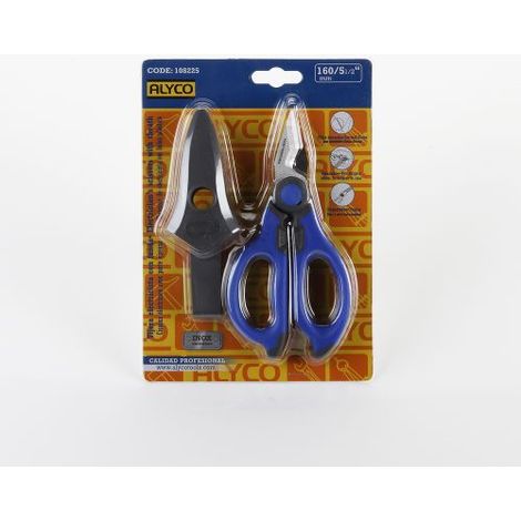 TIJERA ELECTRIC. REFORZ. C/ FUNDA 160 mm (1/5)