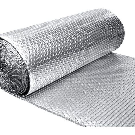 Mousse Isolante Doublement Réfléchissante, Rouleau Isolant à Bulles pour Fenêtre Réfléchissante et Barrière Radiante pour Conserver (1/5)