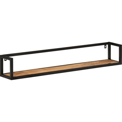 Maison Exclusive - Wandregale 2 Stk. 110x17x17 cm Massivholz Mang (1/5)