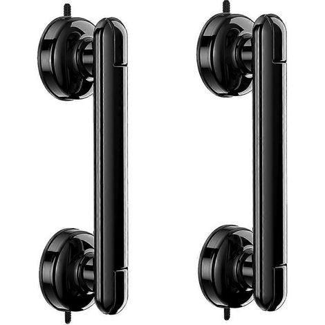 Set mit 2 Haltegriffen für Badewanne und Dusche, 28 cm, optimale Sicherheit für das Badezimmer, kein Bohren erforderlich und wasserdicht, maximale Belastung 104 kg. (1/5)
