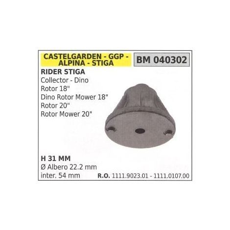 Supporto mozzo portalama rasaerba tagliaerba collector dino STIGA 040302