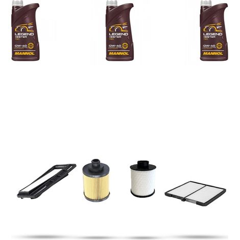 Kit tagliando 4 FILTRI e 3L OLIO compatibile con Suzuki Ignis II 1.3 51kw dal 2003 (1/5)