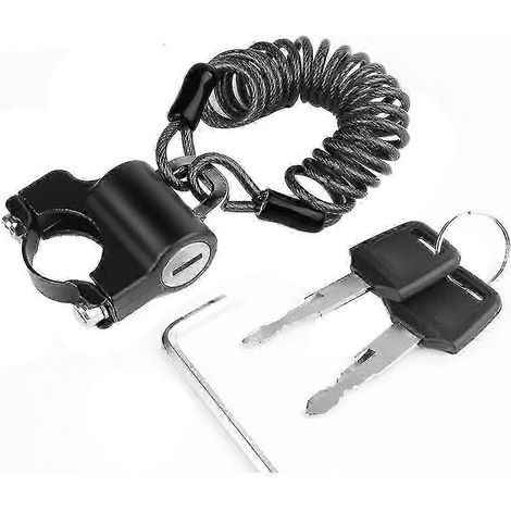 Cadenas à code pour casque de vélo, moto, voiture électrique, portable, extérieur, cadenas à corde, Cycli 2025 (1/5)