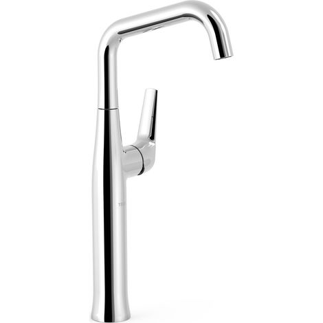 TRES 28184701 FUJI Grifo Monomando Caño XXL con Maneta Lateral Lavabo Color Cromo - ref: 28184701