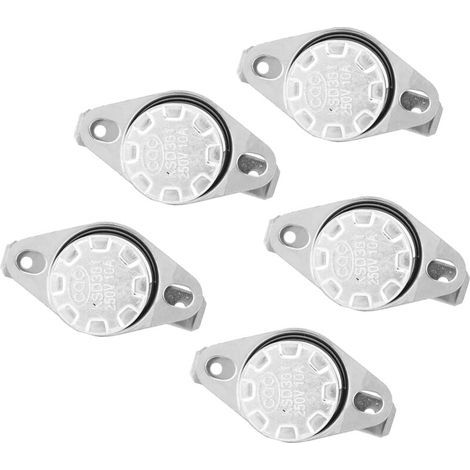 KSD301 Thermostat Temperature Thermal Switch, 250V, 10A, NO, Temperature Controller Switch, Thermostat Thermal Switch (55℃) MUMU