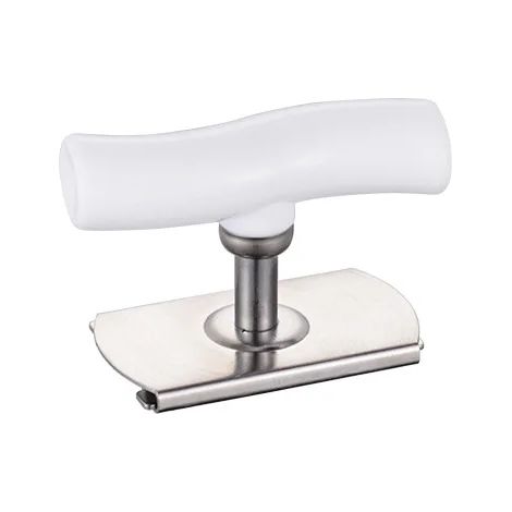 Ouvre-bocal réglable en acier inoxydable, couvercle, décapsuleur, accessoires de cuisine, ouvre-boîte 3-9,5 cm (blanc) (1/5)