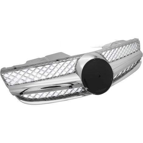Grille calandre Mercedes SL R230 de 2006 a 2008 Chrome-42698703 (1/4)