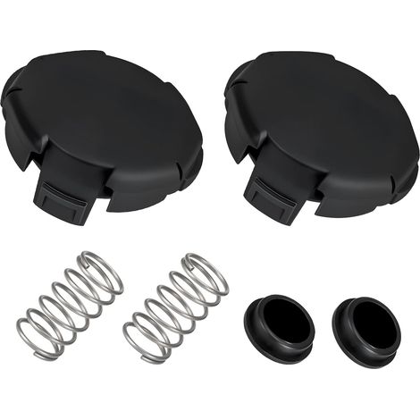 Kit de cubierta y resorte para cabezal de cortacésped, cubierta para rodillo de cortacésped para cabezal de desbrozadora Speed-Feed 400 - Paquete de 2 (1/3)