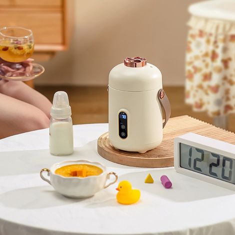 Gesunder Becher, tragbarer Mini-Multifunktions-Wasserkocher zum Wasserkochen, Porridge-Zubereiten und Milcherwärmen – ein unverzichtbares Büroaccessoire (1/5)