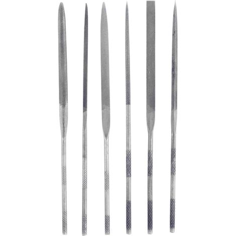 Lot de limes à aiguille, en étui plastique, 6 pièces Bernstein 5-210 (1/5)