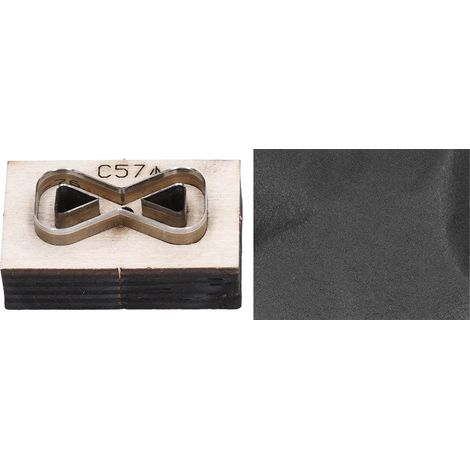 Découpeuse en Cuir C57 Style Sablier Acier Robuste Haute Précision Base Épaisse pour Découpe de Lanières (1/5)