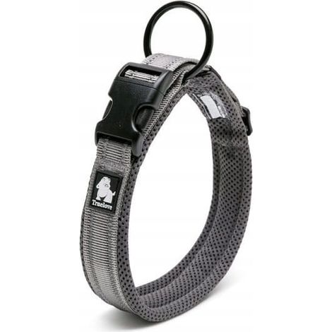 GRAUES TRUELOVE XXS REFLEKTIERENDES Halsband für kleine Hunde