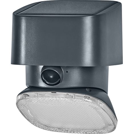 OSRAM Applique murale LED solaire Endura Style Turn, 10,3 W, blanc chaud 3 000 K, 890 lm, capteur PIR, IP54, 140 jours (1/4)