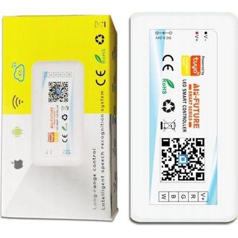 Contrôleur LED RGBW Tuya WiFi 15A 180W 12V Ecolight (1/2)