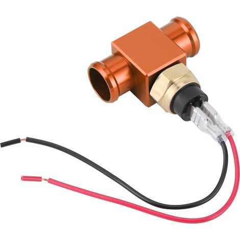 Thermostat, Wassertemperaturschalter, Kühlerfühler, Lüfter für Motorrad, Quad, Offroad, Orange (1/5)