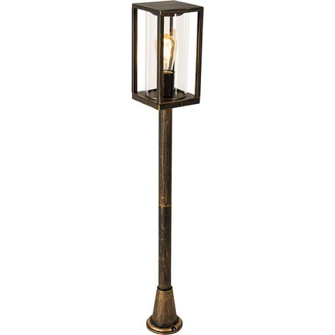 Vintage Outdoor Standing Lamp Antique Gold 100cm IP44 - Charlois