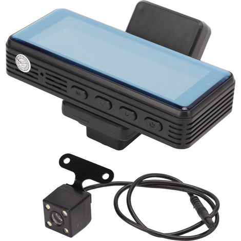 Caméra embarquée DVR 1440p pour voiture, enregistrement en boucle grand angle 170°, double objectif et détection de mouvement. (1/5)