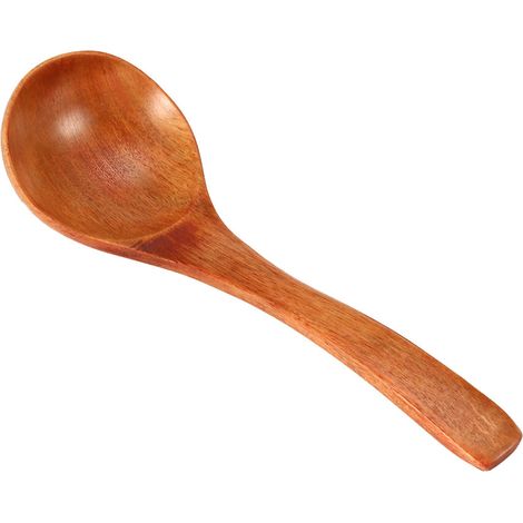 Louche en bois naturel, cuillère à long manche, ustensile de cuisine (01) (1/5)
