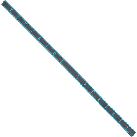 Ceinture élastique multi-boucles pour le yoga et le fitness féminin (bleu-gris) (1/5)