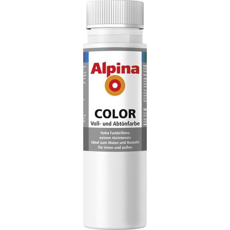 Alpina Color Abtönfarbe snow white 250 ml Abtönfarbe (1/3)