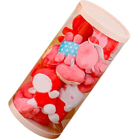Puppenaufbewahrungseimer, transparent und drehbar, aus PVC, 26 cm, für den Heimgebrauch, 50 cm / 19,7 Zoll (1/5)