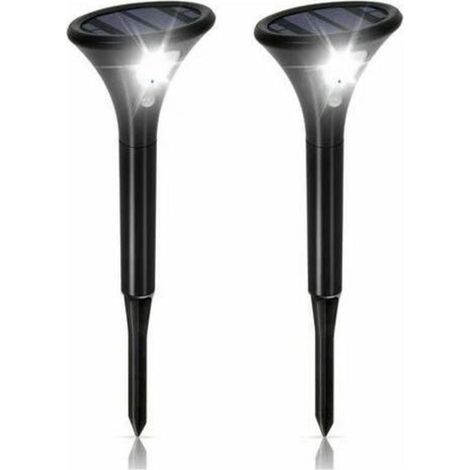 2er-Pack Solar-LED-Lampen mit Bewegungssensor