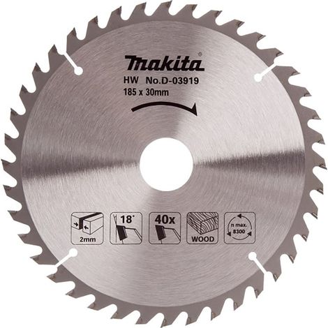 MAKITA D-03919 Disco HM 185/30/40D Standard