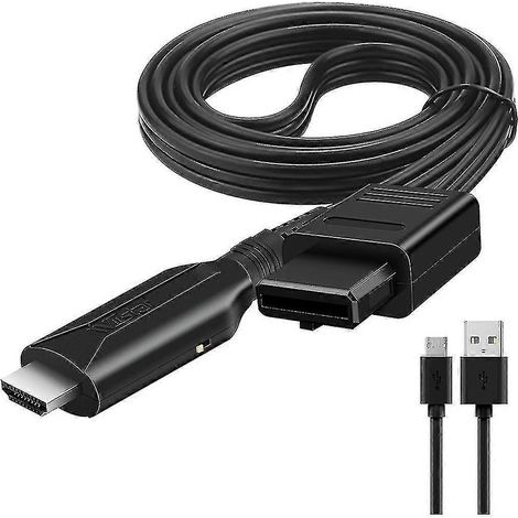 Convertisseur WIISTAR HD N64 vers HDMI compatible, câble de liaison HD pour N64/GameCube/SNES, Plug and Play, convertisseur HDMI 1080p (1/5)