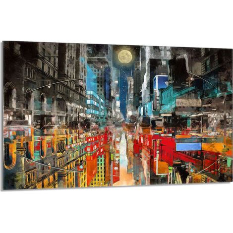 Glasschutzplatte für den Herd 80x52 City (1/5)