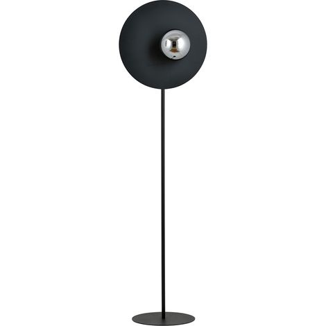 Lampada da terra Oslo nero/grafite 145cm E14 Emibig (1/4)