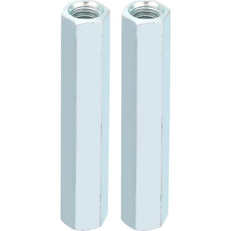 2 pièces M8 66 longue tige écrou Hex Hexagonal manchon écrou entretoise attaches filetées (1/5)
