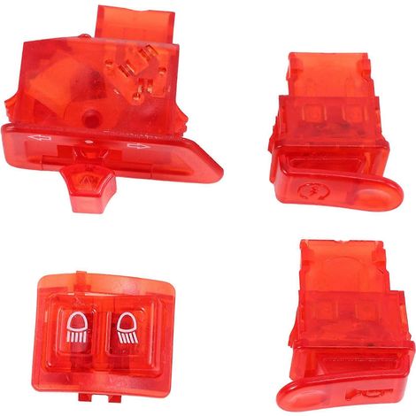 Interrupteur de klaxon de moto pour AF27 AF28 AF34 AF35 Rouge-- (1/5)
