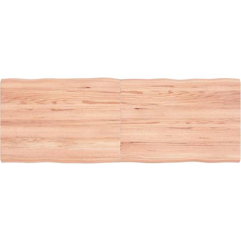 Dessus de table bois massif traité bordure assortie