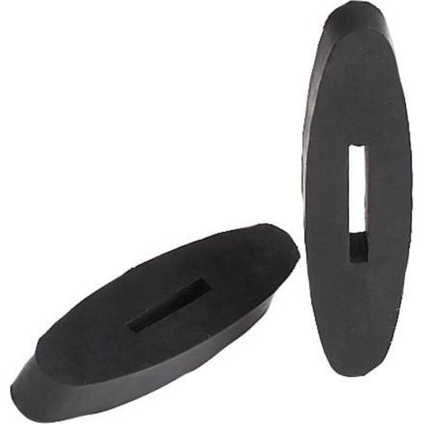 Oypla Coco Equestrian Black Rubber Rein Stop Pair