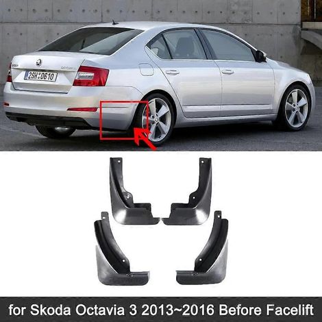 Schmutzfänger für Skoda Octavia A5 A7 MK2 MK3 20062016 Spritzschutz Kotflügel Schmutzfänger Vorder- und Hinterrad Autozubehör--2014-2016 (1/5)