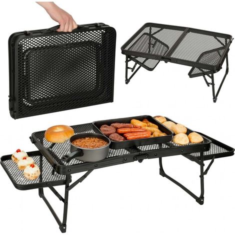 Tavolo da campeggio 98x70x40x32cm