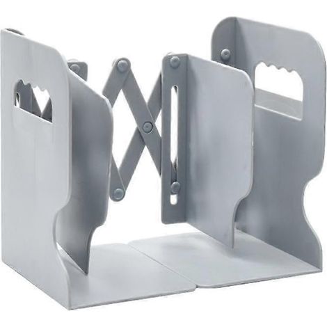 Étagère coulissante avec supports de bibliothèque, porte-stylo, serre-livres, support de livres, porte-revues, organiseur de bureau