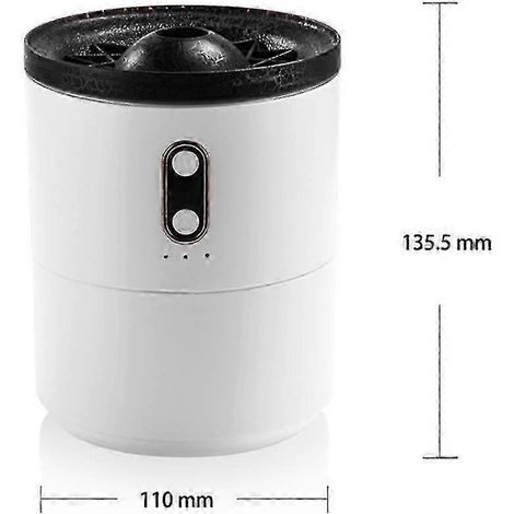 Humidificateur 450 ml rechargeable en forme de méduse, 2 modes de brumisation, silencieux, pour chambre à coucher. (1/5)