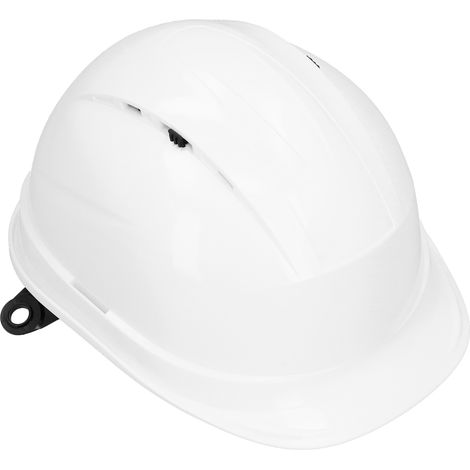 Casque de chantier respirant, doublure LDPE blanche, ajustable, protection de sécurité pour travaux sur chantier (1/5)