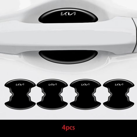 (4 pièces) Film protecteur autocollant pour poignée de porte de voiture, compatible avec Kia GT-Line, Sportage, Ceed, Rio, Picanto, Sorento, Soul, Cerato et Venga. (1/4)